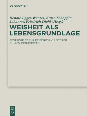 cover image of Weisheit als Lebensgrundlage